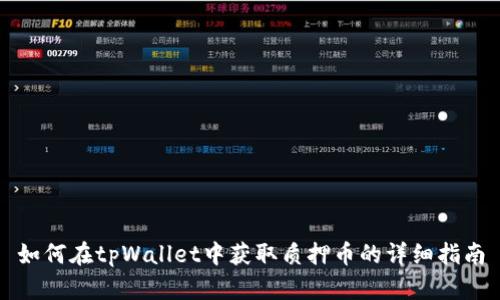 如何在tpWallet中获取质押币的详细指南